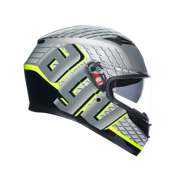 КАСКА AGV K3 - FORTIFY GREY/BLACK/YELLOW FLUO 56226 автомобилен продукт ShakiAuto