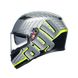 КАСКА AGV K3 - FORTIFY GREY/BLACK/YELLOW FLUO 56226 снимка 4
