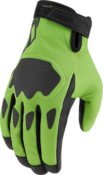Мото ръкавици ICON HOOLIGAN CE - GREEN 38387 автомобилен продукт ShakiAuto