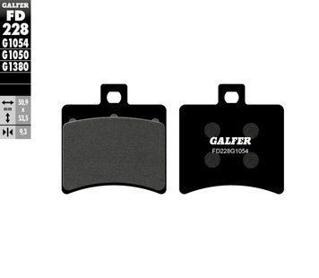 Задни мото накладки Galfer SEMI METAL FD228G1054 33712 автомобилен продукт ShakiAuto