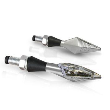 LED мото мигачи BARRACUDA X-LED B-LUX SILVER 35301 автомобилен продукт ShakiAuto