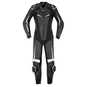 Дамски кожен мото екип SPIDI TRACK PERF PRO Black/White 40787 автомобилен продукт ShakiAuto