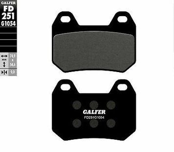 Задни мото накладки Galfer SEMI METAL FD251G1054 33789 автомобилен продукт ShakiAuto
