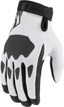 Мото ръкавици ICON HOOLIGAN CE - WHITE 38391 автомобилен продукт ShakiAuto
