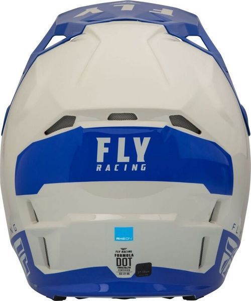 Мотокрос каска FLY RACING Formula CP Slant- Grey/Blue 68265 автомобилен продукт ShakiAuto