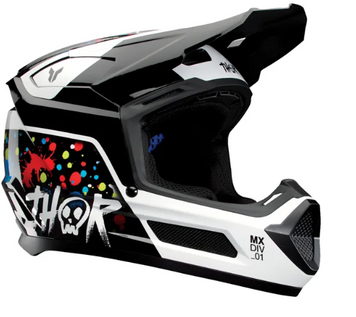 Детска мотокрос каска THOR FLEET SPLAT BLACK 95697 автомобилен продукт ShakiAuto