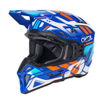 Ендуро каска O'NEAL EX-SRS DUST BLUE/ORANGE V.26 87042 автомобилен продукт ShakiAuto