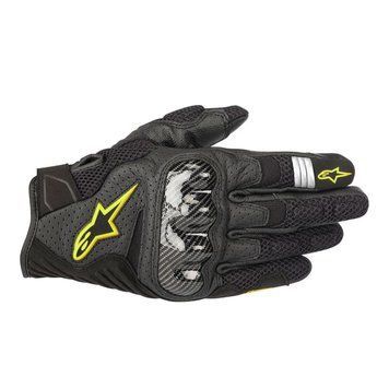 Ръкавици ALPINESTARS SMX-1 AIR V2 BLACK/YELLOW 14553 автомобилен продукт ShakiAuto