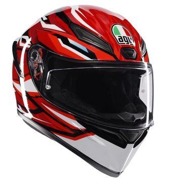 КАСКА AGV K1 S LION BLACK/RED/WHITE 73539 автомобилен продукт ShakiAuto