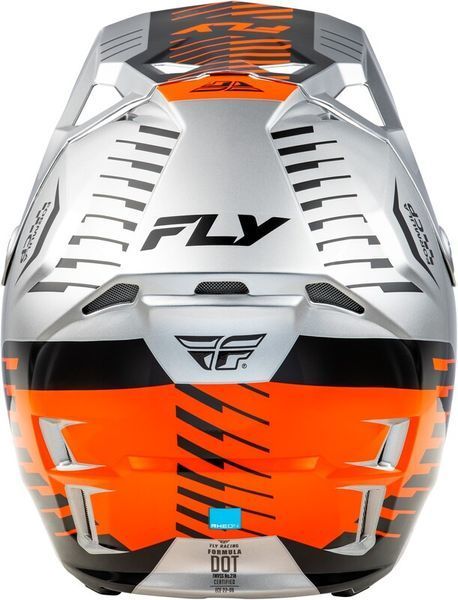 Мотокрос каска FLY RACING Formula CP Slice - Grey/Orange/Black 2025 73631 автомобилен продукт ShakiAuto