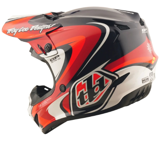 Детска мотокрос каска TROY LEE DESIGNS GP Pro Crossover Helmet - Black/Red 93509 автомобилен продукт ShakiAuto