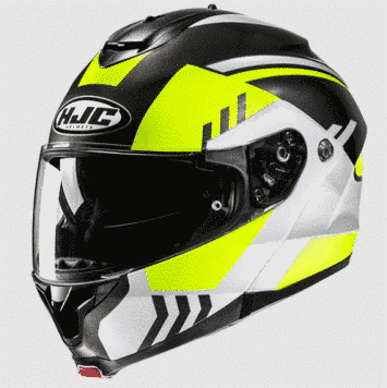 Отваряема каска HJC C91N KAON NEON YELLOW 82255 автомобилен продукт ShakiAuto