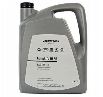 VW ДВИГАТЕЛНО МАСЛО LONG LIFE III - 5W30 5L G052195M4 автомобилен продукт ShakiAuto