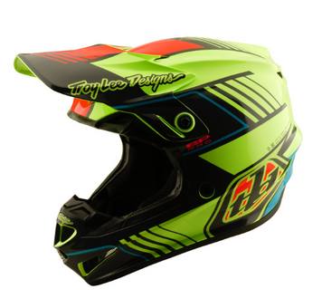 Детска мотокрос каска TROY LEE DESIGNS GP Pro Segment - Yellow 93511 автомобилен продукт ShakiAuto