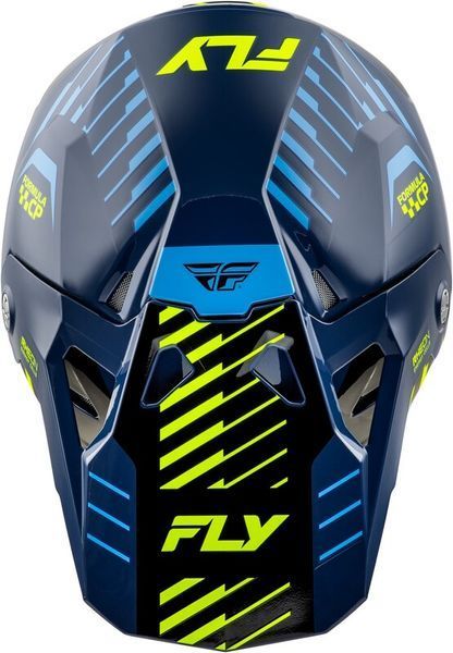 Мотокрос каска FLY RACING Formula CP Slice - Navy/Hi-Vis/White 2025 73637 автомобилен продукт ShakiAuto