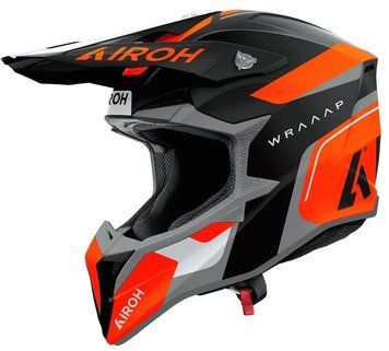 Мотокрос каска AIROH WRAAAP VISION Conquer ORANGE MATT 91421 автомобилен продукт ShakiAuto