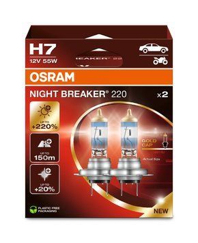 OSRAM NIGHT BREAKER H7 | 12V | 55W  64210NB220-2HB автомобилен продукт ShakiAuto