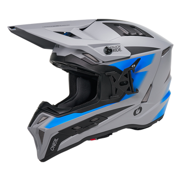 Ендуро каска O'NEAL EX-SRS MAGMA GRAY/BLUE V.27 167873 автомобилен продукт ShakiAuto