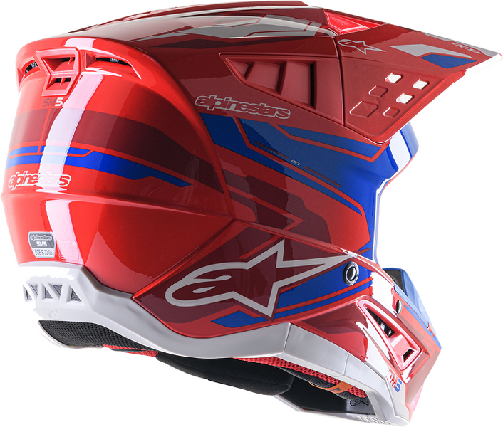 Мотокрос каска ALPINESTARS SM5 ACT 2 RED/BL 61878 автомобилен продукт ShakiAuto