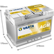 АКУМУЛАТОР ВАРТА DYNAMIC AGM 12/70/760A A7 570 901 076 J382 снимка 2