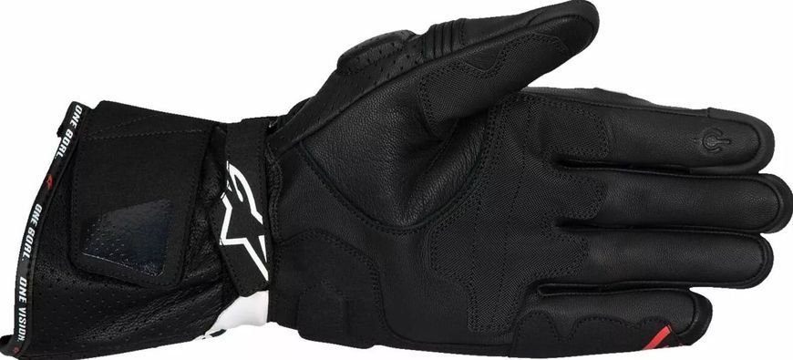 КОЖЕНИ РЪКАВИЦИ ALPINESTARS SP-3 BLK/WHT/RD FLUO 82008 автомобилен продукт ShakiAuto