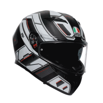 КАСКА AGV K3 - RIVIA MATT BLACK/WHITE 83911 автомобилен продукт ShakiAuto