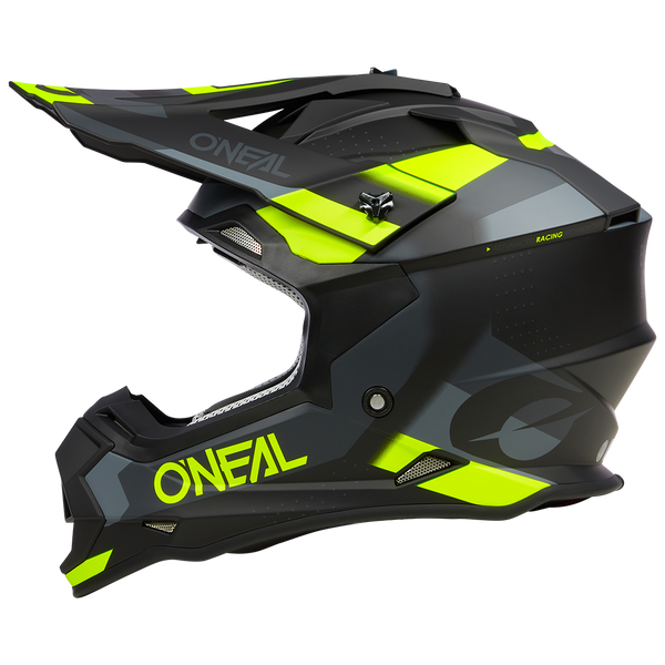 Мотокрос каска O'NEAL 2SERIES SPYDE V.23 BLACK/GRAY/NEON YELLOW 40337 автомобилен продукт ShakiAuto