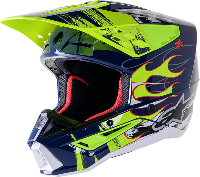 Мотокрос каска ALPINESTARS SM5 RASH NV/YL 61883 автомобилен продукт ShakiAuto