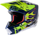 Мотокрос каска ALPINESTARS SM5 RASH NV/YL 61883 снимка 1