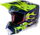 Мотокрос каска ALPINESTARS SM5 RASH NV/YL 61883 снимка 3