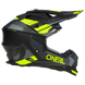 Мотокрос каска O'NEAL 2SERIES SPYDE V.23 BLACK/GRAY/NEON YELLOW 40337 снимка 5