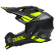 Мотокрос каска O'NEAL 2SERIES SPYDE V.23 BLACK/GRAY/NEON YELLOW 40337 снимка 4