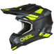 Мотокрос каска O'NEAL 2SERIES SPYDE V.23 BLACK/GRAY/NEON YELLOW 40337 снимка 1