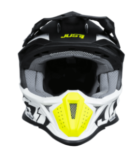Mотокрос каска Just1 J-18 F Hexa Fluo Yellow/Black/White 79408 автомобилен продукт ShakiAuto