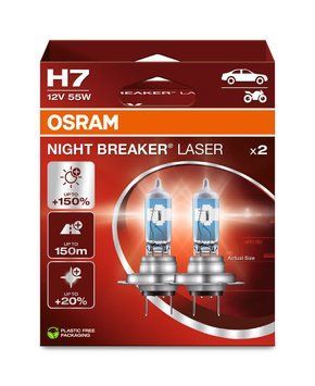 OSRAM NIGHT BREAKER LASER  H7 | 12V | 55W 64210NL-2HB автомобилен продукт ShakiAuto
