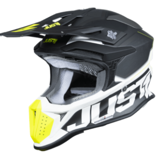 Mотокрос каска Just1 J-18 F Hexa Fluo Yellow/Black/White 79408 автомобилен продукт ShakiAuto
