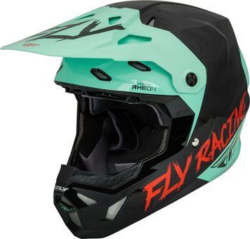 Мотокрос каска FLY RACING Formula CP- Black/Mint/Red 68268 автомобилен продукт ShakiAuto