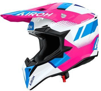 Мотокрос каска AIROH WRAAAP VISION PINK GLOSS 91423 автомобилен продукт ShakiAuto