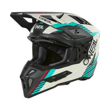 Ендуро каска O'NEAL EX-SRS QUIN GRAY/TEAL 72593 автомобилен продукт ShakiAuto