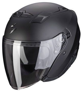 Скутерова каска SCORPION EXO-230 Solid Matt BK 102345 автомобилен продукт ShakiAuto