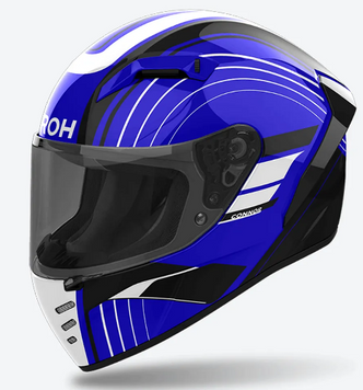 Каска AIROH CONNOR ACHIEVE BLUE GLOSS 71548 автомобилен продукт ShakiAuto