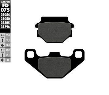 Предни/задни мото накладки Galfer SCOOTER FD075G1050 33876 автомобилен продукт ShakiAuto