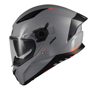 Каска AXXIS PANTHER SV SOLID A12 GREY GLOSS 87671 автомобилен продукт ShakiAuto