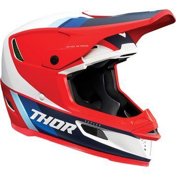 Мотокрос каска THOR REFLEX APEX RED/WHITE/BLUE 38769 автомобилен продукт ShakiAuto