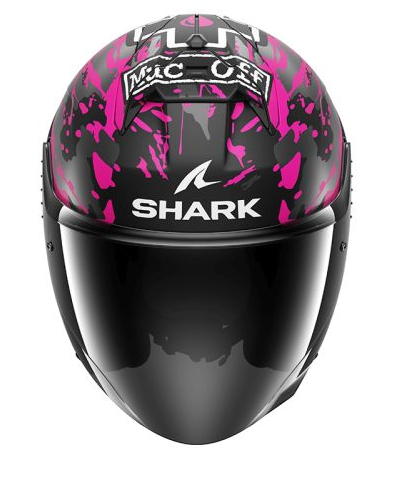 Каска за скутер SHARK SKWAL JET CUP REPLICA REDDING MAT BLACK/PINK 92878 автомобилен продукт ShakiAuto