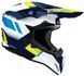 Мотокрос каска AIROH WRAAAP VISION Yellow/Blue Gloss 91416 снимка 3