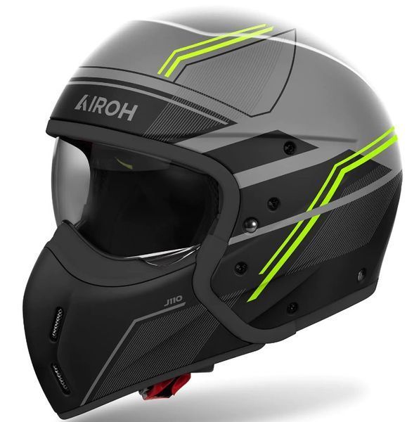 Kаска за скутер AIROH J110 Slim Yellow Matt 90026 автомобилен продукт ShakiAuto