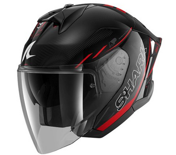 Каска за скутер SHARK SKWAL JET CUP SPEED-TECH BLACK/RED/WHITE 92857 автомобилен продукт ShakiAuto