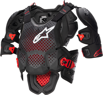 Протекторна броня ALPINESTARS A-10 V2 BLACK/RED 40086 автомобилен продукт ShakiAuto