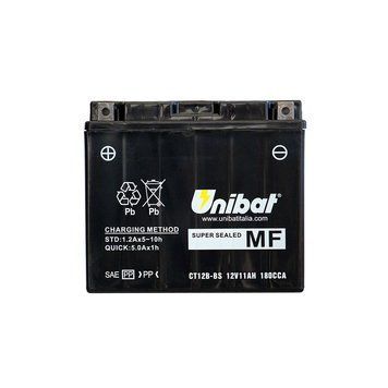 UNIBAT CT12B-BS 12v 11Ah 180CCA - мото акумулатор CT12B-BS автомобилен продукт ShakiAuto